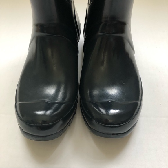 ❌SOLD❌ Hunter Original Tall Gloss Navy Rainboots, Size 6M - Picture 4 of 14